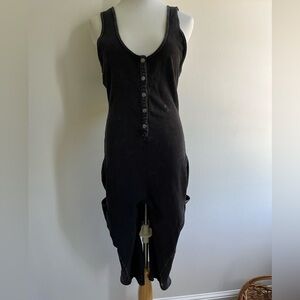 Free People sleeveless exercise jumpsuit size Large